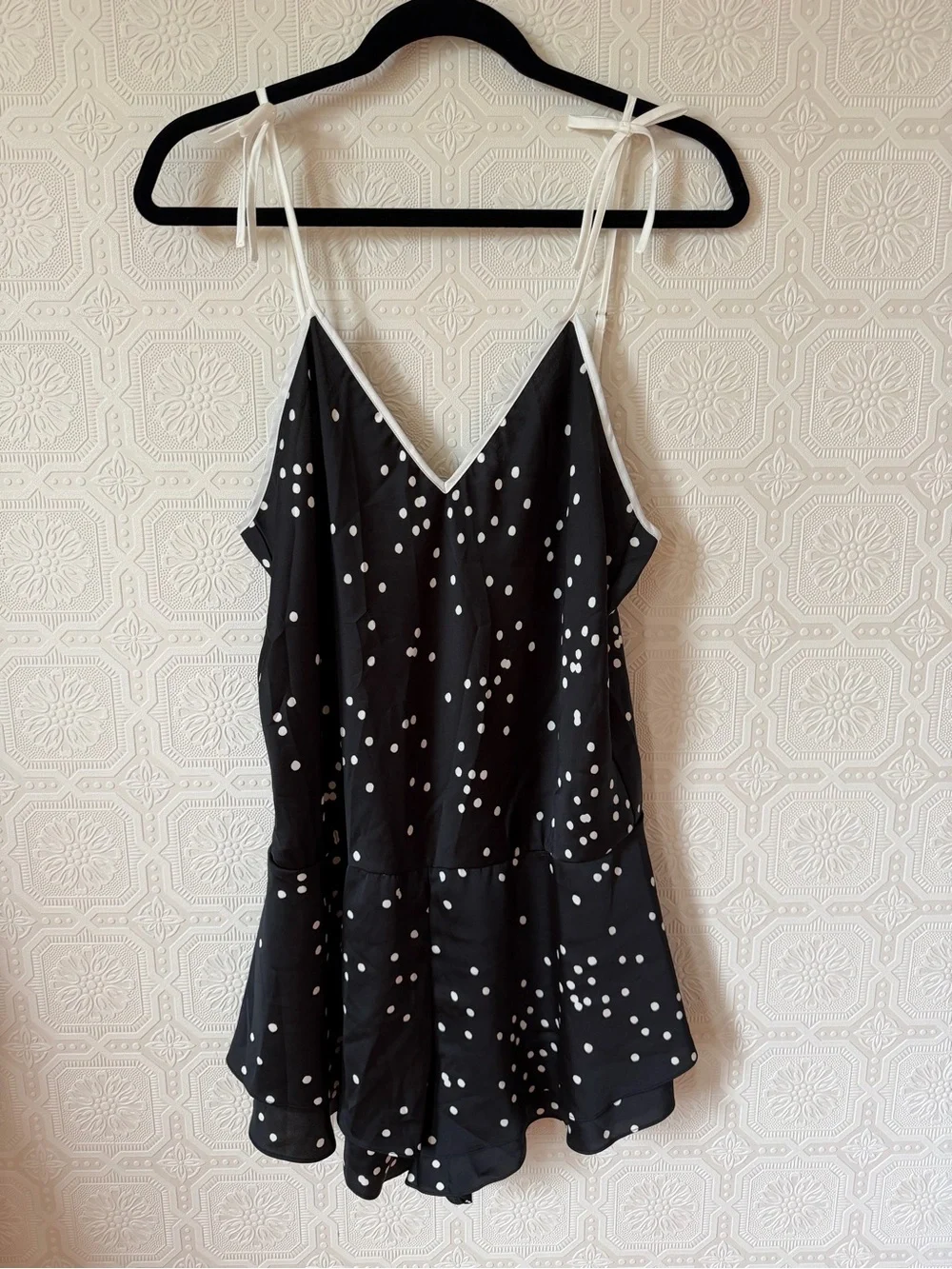 Kate Spade New York polka dot bathrobe & romper Size XL
